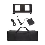 Folding Digital Piano 88 Key Velocity-Sensitive + Carry Case Pedal