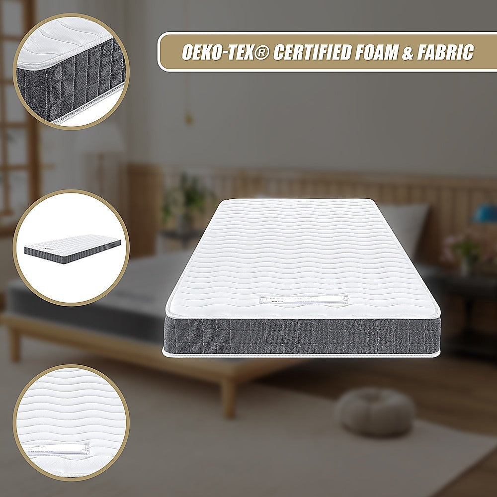 Single Memory Foam Mattress – OEKO-TEX® Textile & CertiPUR-US® Certified Foam