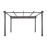 3x4M Aluminium Pergola Marquee with Retractable Roof – Garden Canopy
