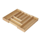 Extendable Cutlery Tray Drawer Organiser – 6 to 8 Compartment Kitchen Utensil Storage Solution