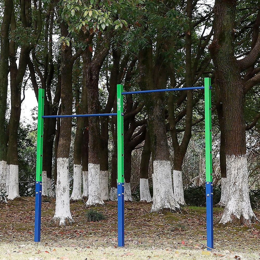 Double Outdoor Pull-Up Bar – Height Adjustable Gymnastics & Fitness Bar