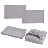 King Bed Sheet Set – 1800 Series Microfiber, Deep Pocket, Soft & Breathable, Grey