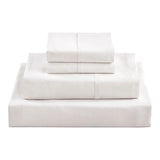 Double Bed Sheet Set – 1800 Series Microfiber, Deep Pocket, Soft & Breathable, White