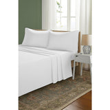 Double Bed Sheet Set – 1800 Series Microfiber, Deep Pocket, Soft & Breathable, White