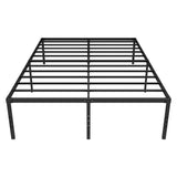Queen Metal Bed Frame 45cm High Full Steel Base Platform For Stable Bedroom Support