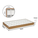 30-Grid Watch & Jewellery Tray Organiser Display Case Holder – Velvet Drawer Insert