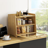 Enclosed Bread Box – Large Kitchen Countertop Bread Storage Container for Freshness & Organisation