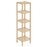 5 Tier Bookshelf Storage Bookcase Shelving Unit for Home Office