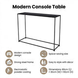 Modern Console Table for Entryway Hallway Living Room Storage