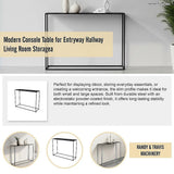 Modern Console Table for Entryway Hallway Living Room Storage
