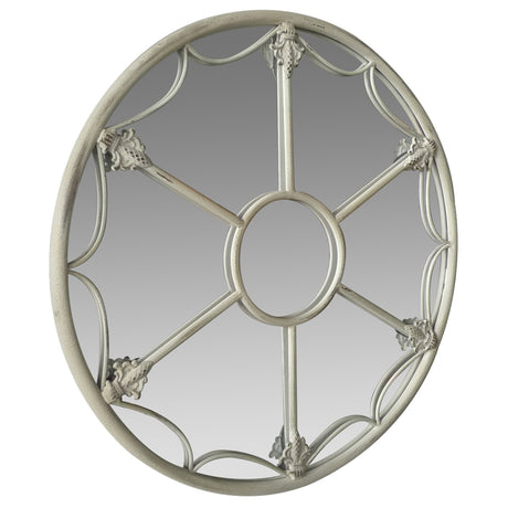 Martinique Fleur Round Wall Mirror 60cm