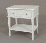 Kioloa Bedside Table w 1 Drawer 70cm
