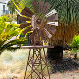 Large Rust Windmill 118cm