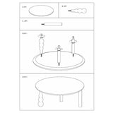 Avoca Coffee Table 80x40cm