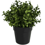 Small Potted Artificial Buxus Plant UV Resistant 20cm