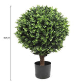 Artificial Topiary Shrub (Hedyotis) UV Resistant 76 CM