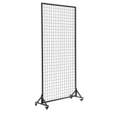 Versatile and Premium Flower Wall Stand / Portable Event Screen with Wheels 2m x 1m