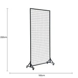 Versatile and Premium Flower Wall Stand / Portable Event Screen with Wheels 2m x 1m