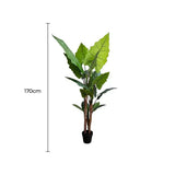 Nearly Natural Artificial Taro Elephant Ear Palm 170cm