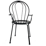 Set 2 Outdoor Vintage Chair w Arms 88cm