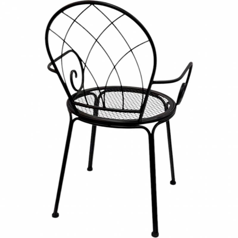 Set 2 Outdoor Modern Chair w Arms 90cm