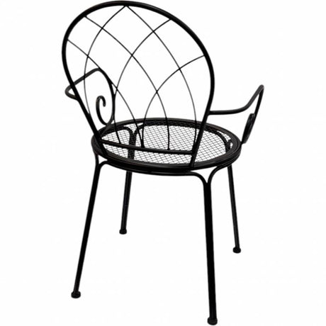 Set 2 Outdoor Modern Chair w Arms 90cm