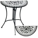Persian Outdoor Half Round Table 69cm