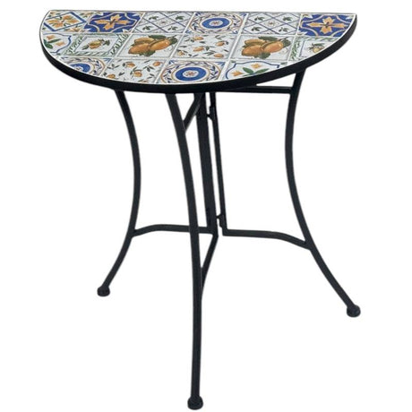 Zen Enclave Outdoor Half Round Table 60x69cm