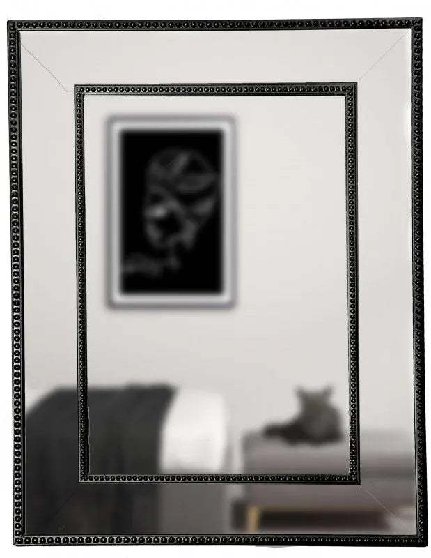 Luke Traditional Mirror Black
