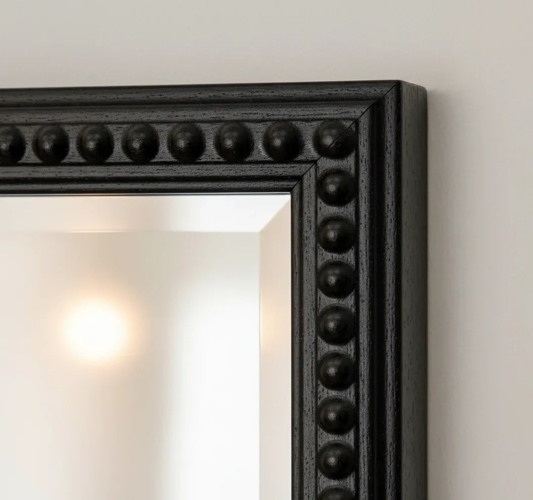 Luke Traditional Mirror Black
