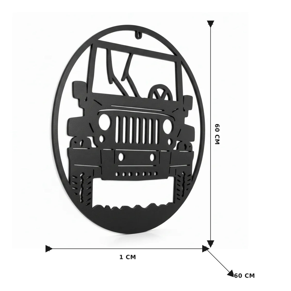 Round 4Wd Wall Art 60cm