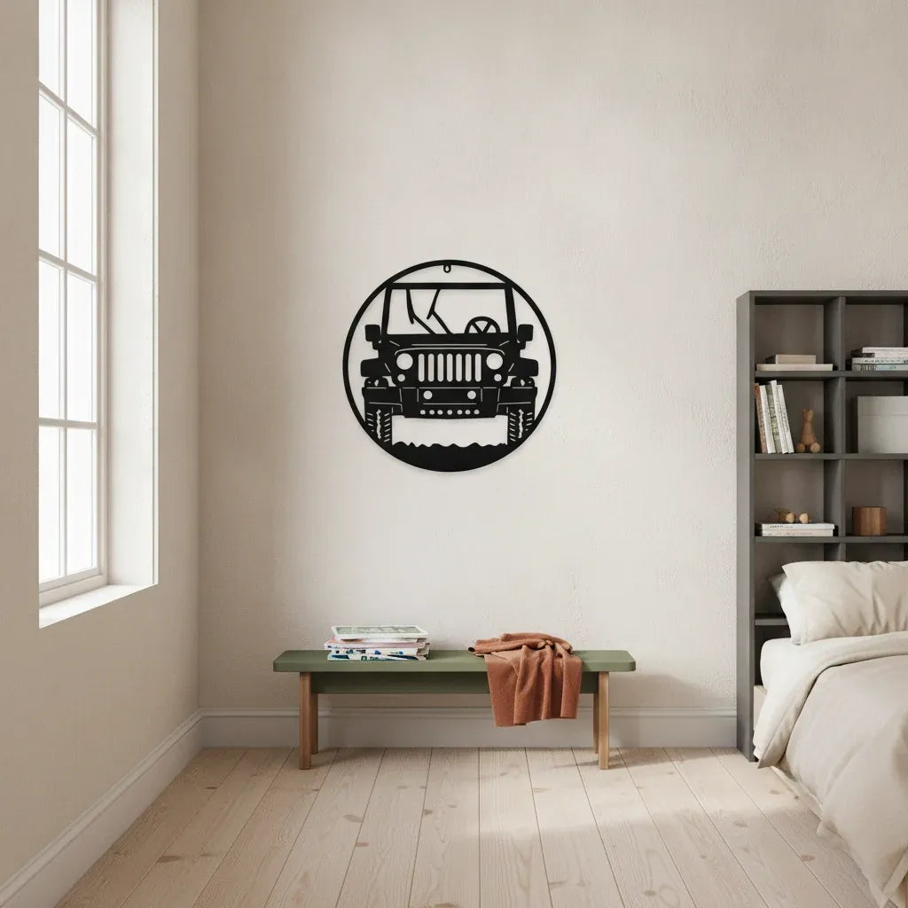 Round 4Wd Wall Art 60cm