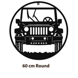 Round 4Wd Wall Art 60cm