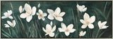 Blooming Flower Framed Artwork 50x150cm