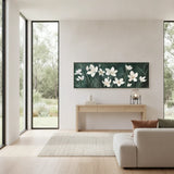 Blooming Flower Framed Artwork 50x150cm