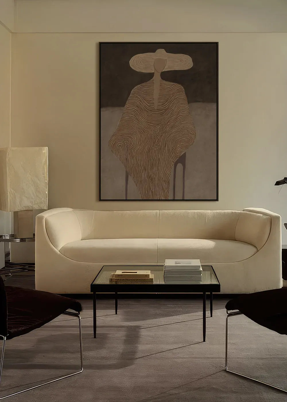 Seated Introspection Artwork