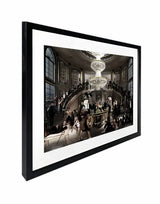 Welcome To The Party Artwork Framed W Glass Front 80x60cm