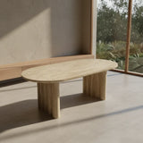 Signorina Coffee Table - Travertine Look