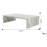 Jordan Coffee Table - Marble Look