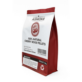 ASMOKE 100% Natural Cherry Wood BBQ Smoker Pellets (9kg / 20lbs)