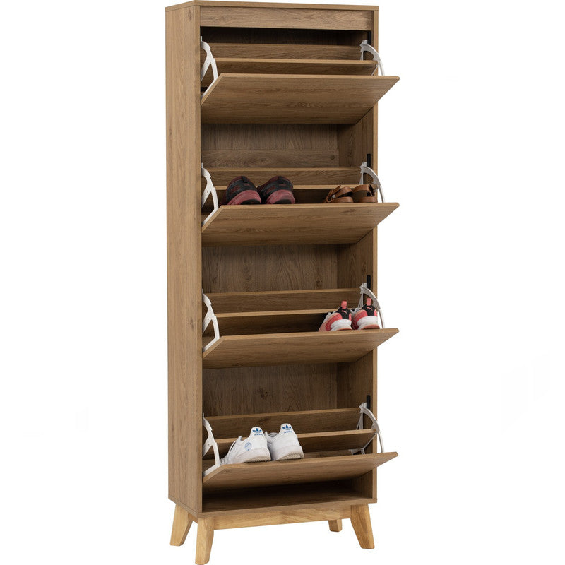 Hirado Tall Shoe Cabinet - Natural