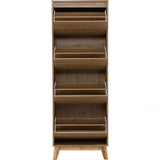 Hirado Tall Shoe Cabinet - Natural