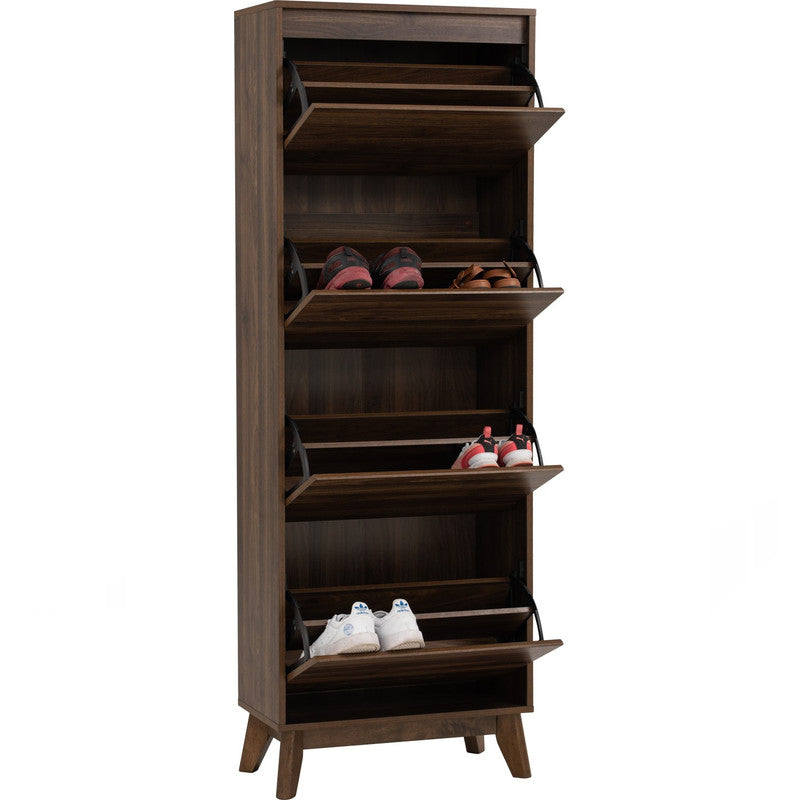 Hirado Tall Shoe Cabinet - Cocoa