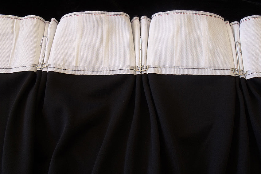 Long Large Velvet Curtains Black PINCH PLEAT 590x270cm + 30 Hooks Polyeste New