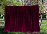 Large Thick Velvet Curtains 590x230cm with full liner 30 hooks Burgundy New