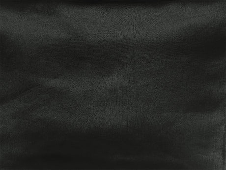 1 Long drop Sheer Voile Curtain 295cm wide 270cm Drop +Hooks Pinch Pleat Black