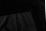 Large Thick Faux Mink Velvet Curtains Blockout 550x 230cm+Hook Pinch Pleat Black