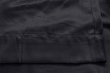100% Blockout Curtains 2x300x270cm PINCH PLEAT Blackout High Level Fabric Blac