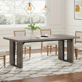 NNETMLT Rustic  Rectangular Dining Table