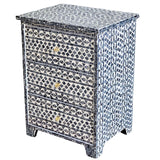 Santa Fe Side Table Shell Inlay